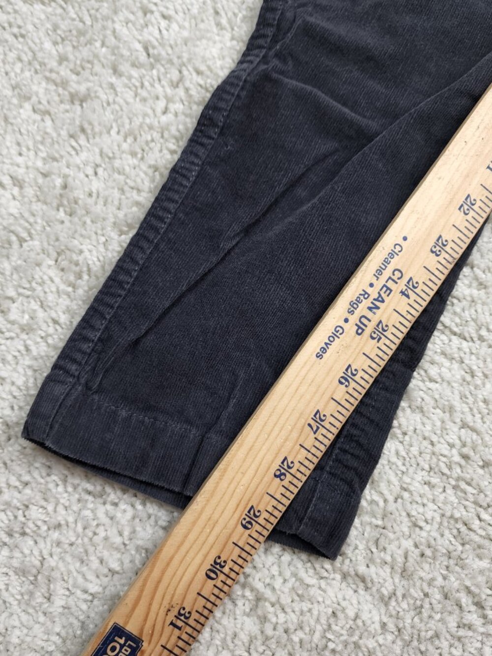 Vuori Optimist Corduroy Pants Mens V440 Grey Casual Drawstring Waist Small S USA - Picture 5 of 8